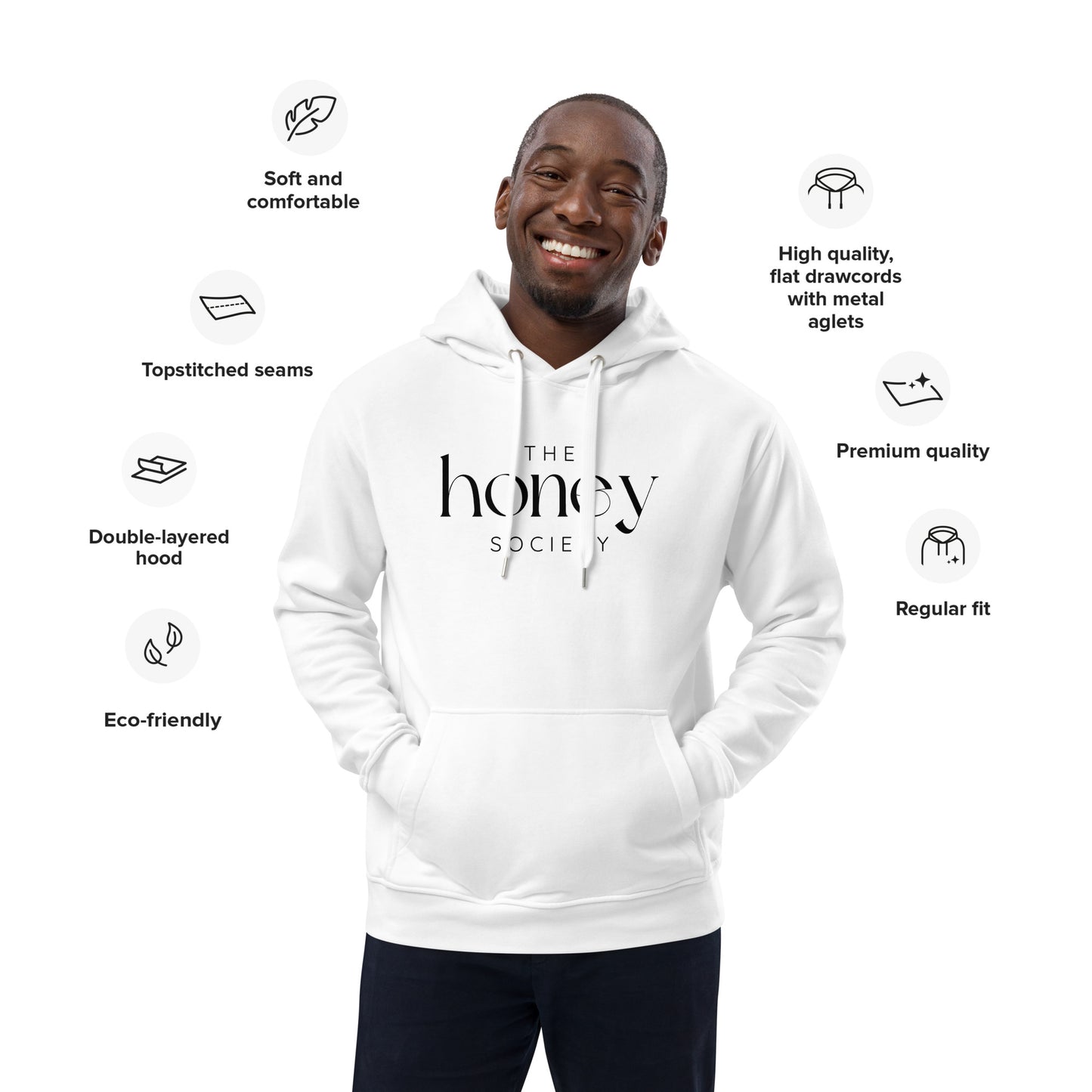 Honey Eco Unisex Hoodie