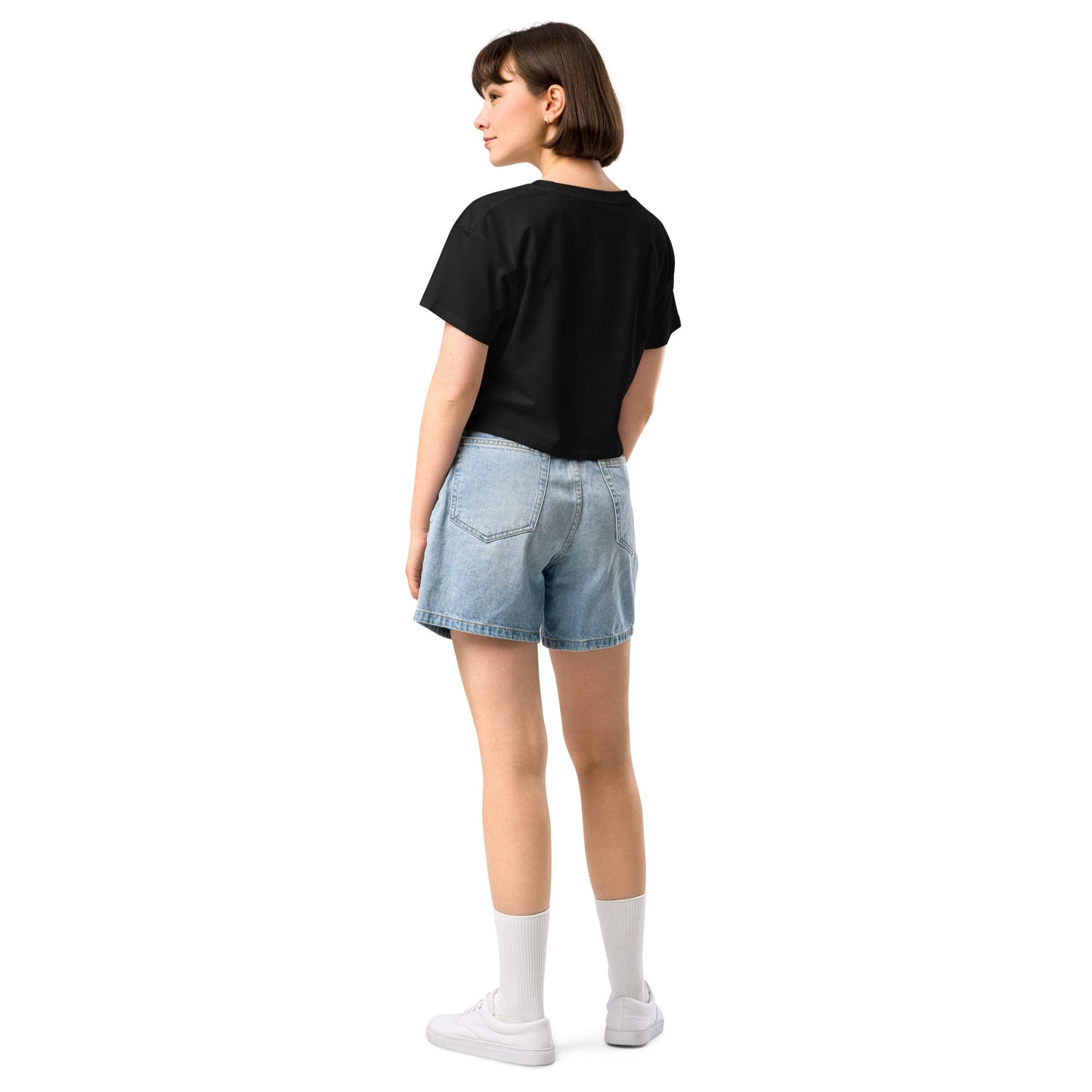 Honey Ivory Combed Cotton Crop Top