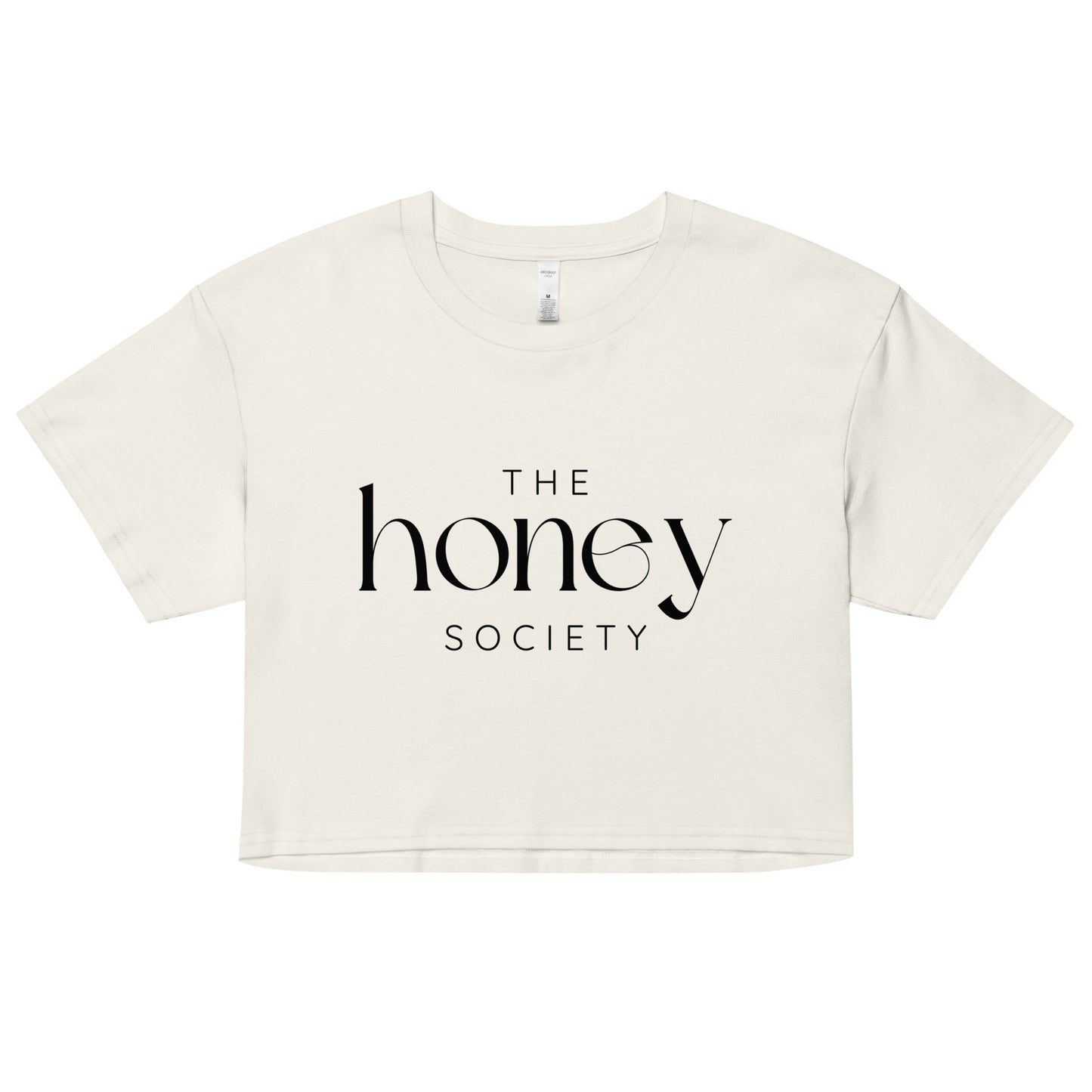 Honey Ivory Combed Cotton Crop Top