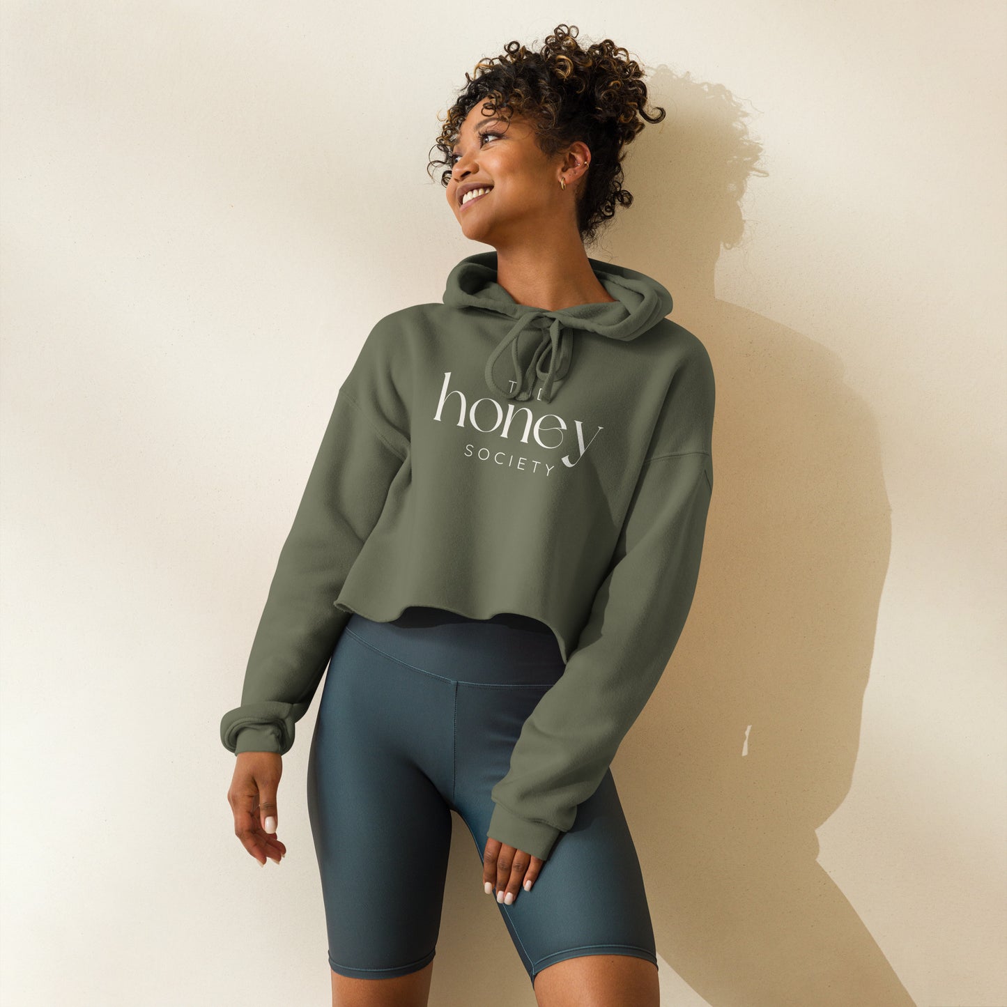 Honey Cozy Crop Hoodie