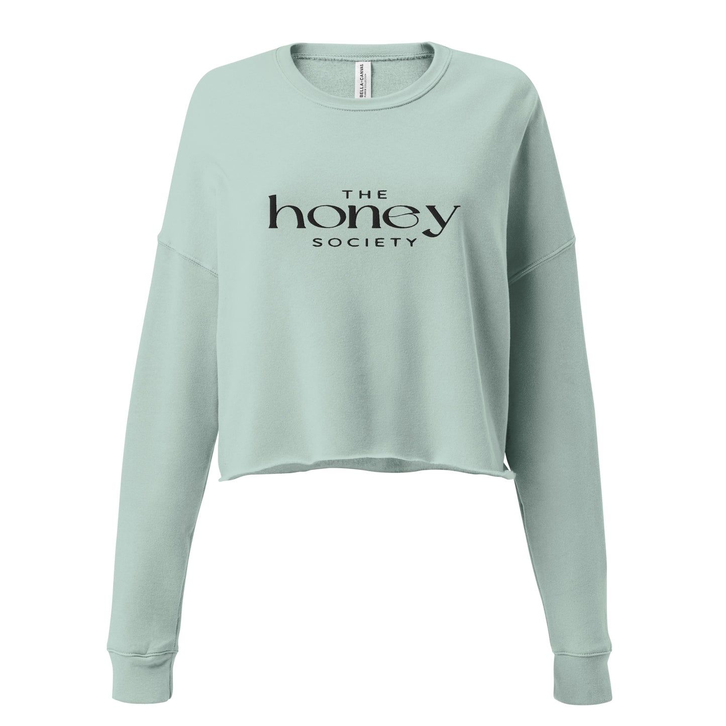 Honey Embroidered Crop Sweatshirt