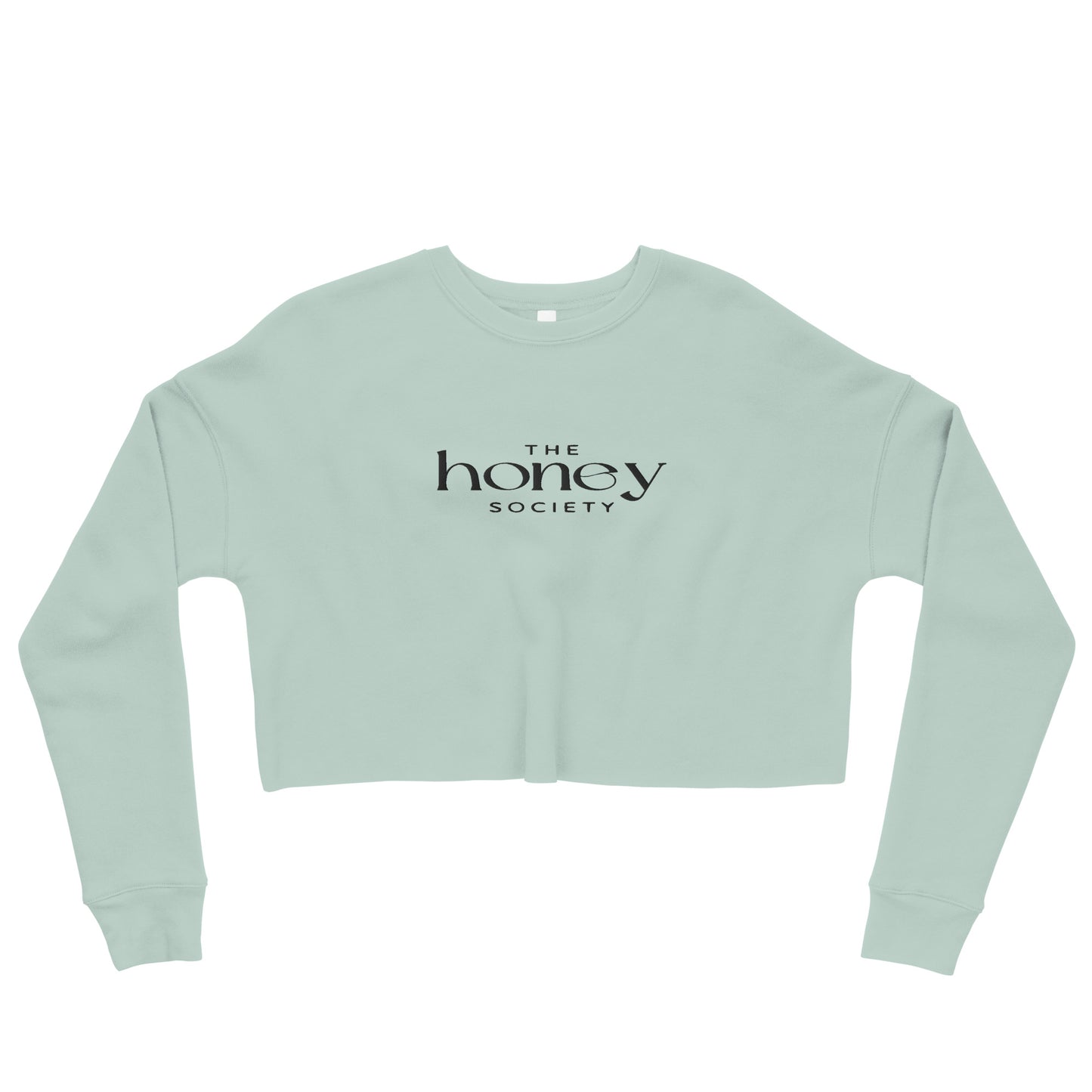 Honey Embroidered Crop Sweatshirt