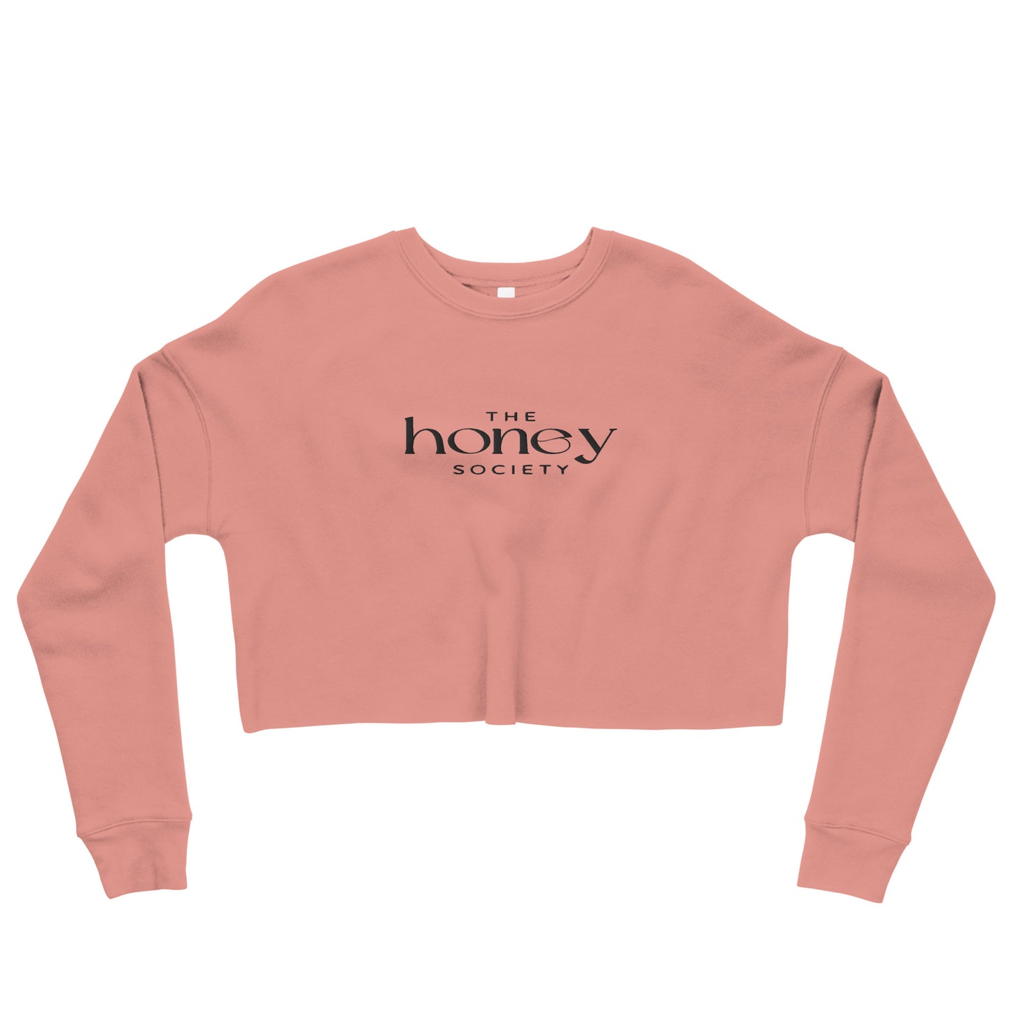 Honey Embroidered Crop Sweatshirt